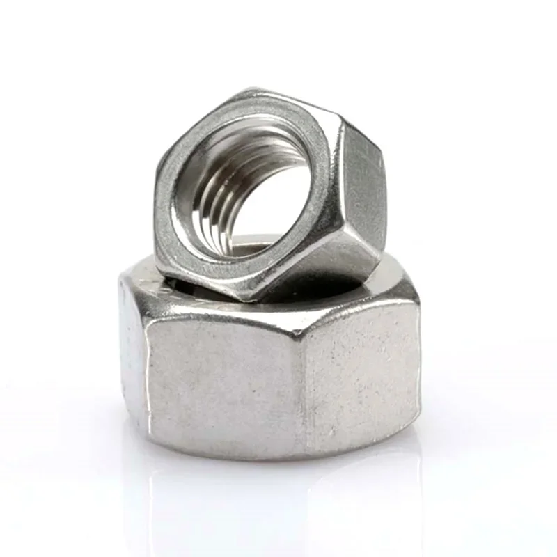 Left Hand Thread Nuts M3 M4 M5 M6 M8 M10 M12 M14 M16 M18 M20 A2-70 304 Stainless Steel Left Thread Hex Nut
