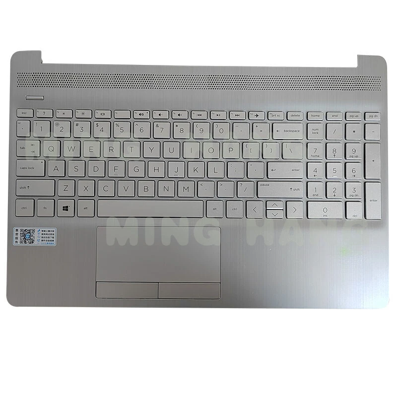 l   New For HP 15-DW 15S-DU 15S-DY Palmrest Case No Backlit Keyboard  L52023-001