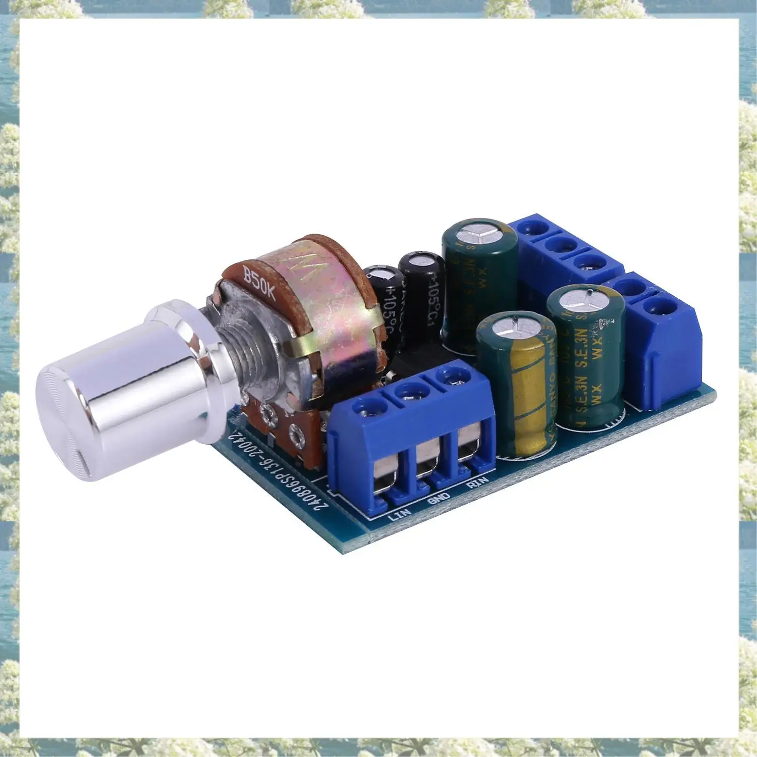 Новый-TDA2822 TDA2822M Мини 2,0-канальный 2X1 Вт стерео аудио усилитель мощности плата DC 5 В 12 В АВТОМОБИЛЬНЫЙ модуль потенциометра управления громкостью