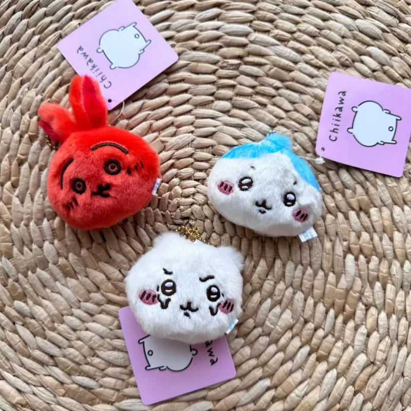 

Japanese Anime Jhiikawas High Blood Pressure Plush Keychain Cute Usagi Hachiware Jiikawa Kawaii Bag Charm Pendant