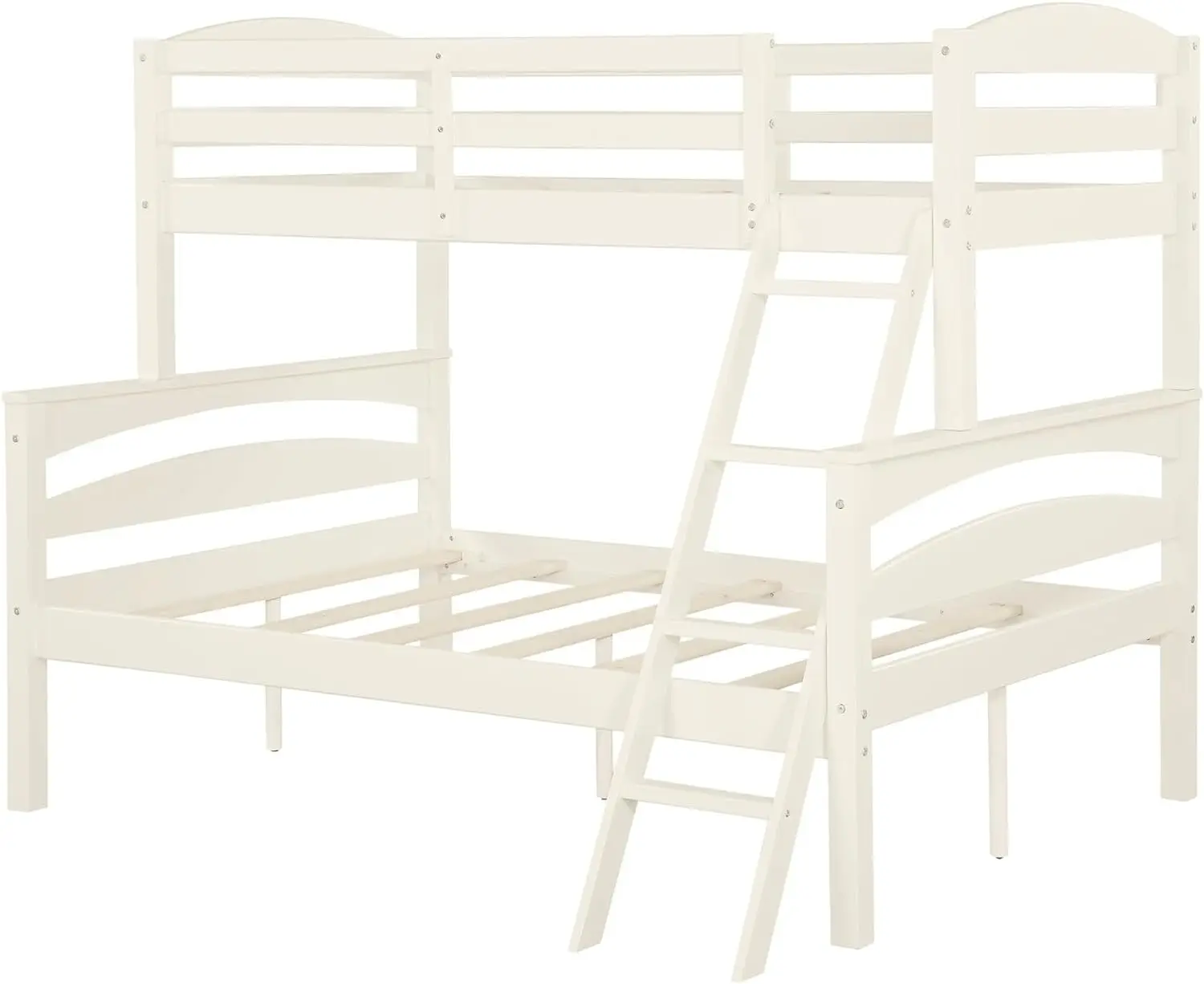 

DHP Brady Wood Bunk Bed Frame, Twin over Full, White