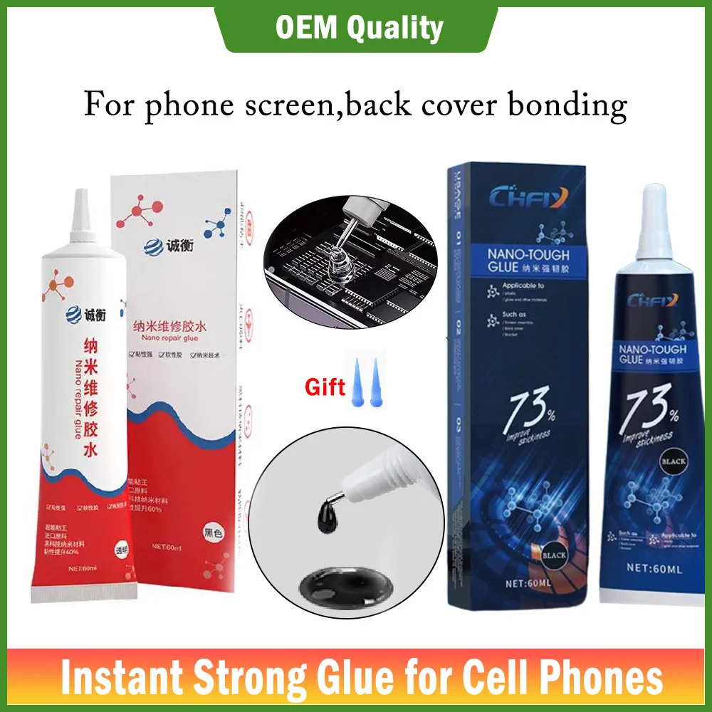 Multifunctional Fast Instant Strong Glue for Cell Phones Screen Back Glass Frame  Nano Structural Adhesive Repair Tools