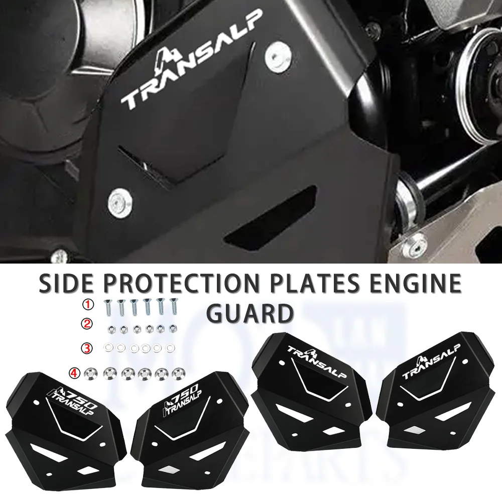 

For Honda XL 750 Transalp 2023 2024 2025 Engine Guard Cylinder Cover Plate Bumper Side Protection Replacement Parts Accessories