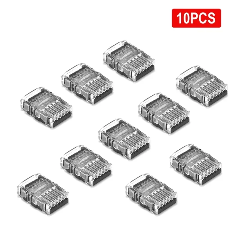 LED Strip Connector 2/3/4/5/6pin Electric Extension Wire Connector For 5050 RGB LED Strip Lights To Wire Connection Use