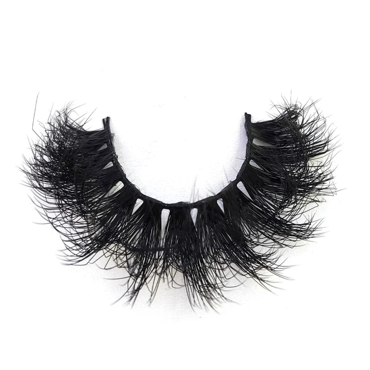 HBZGTLAD 5/8 pares de pestañas de visón a rayas rusas naturales pestañas postizas 3D volumen pestañas postizas onduladas extensiones de pestañas maquillaje