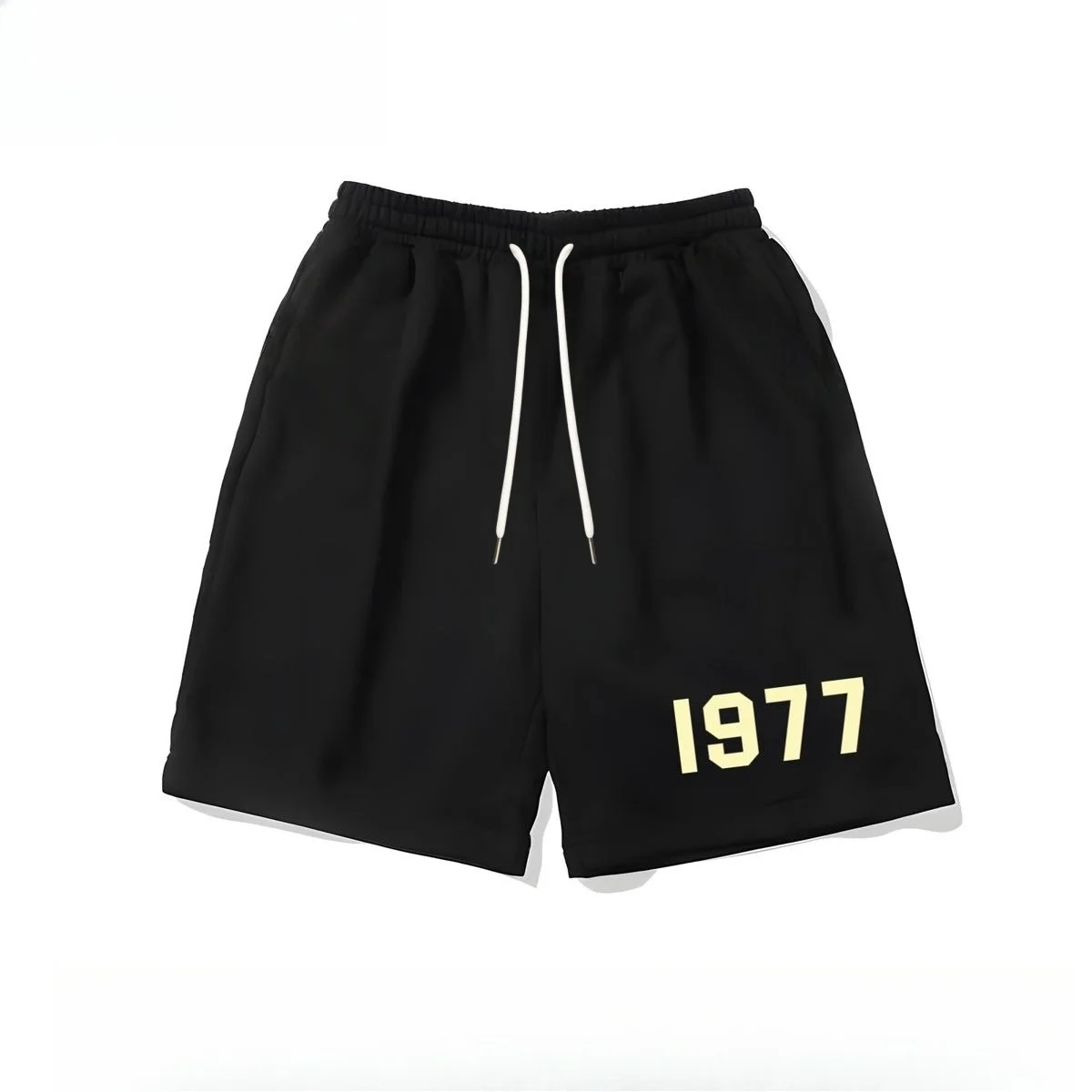 American Summer Digital Print Five - Quarter Pants Men Women and Kids with The Same Type of Loose Matching Couple Shorts
