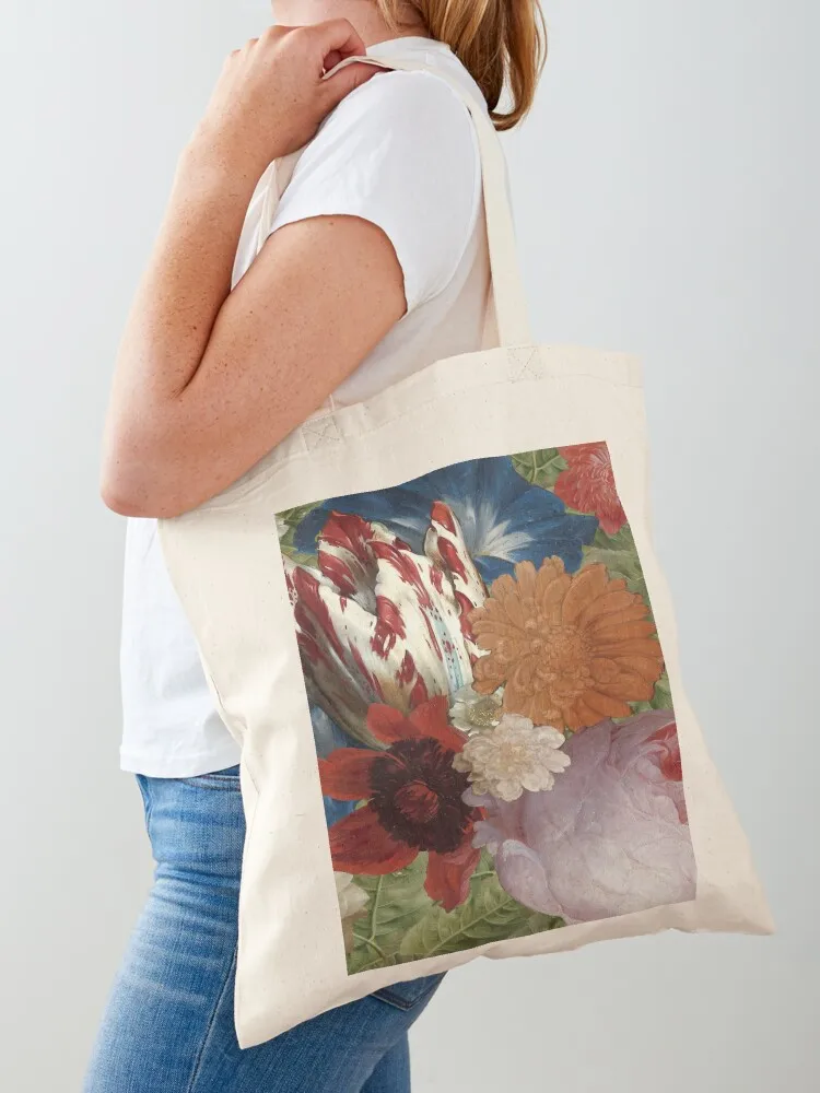 

Dutch masters flower collage Tote Bag Lady bag hand bag ladies large tote Women's