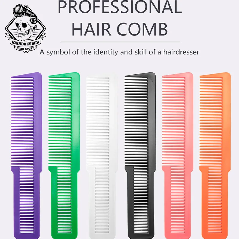 

Salon Hairdresser Haircutting Comb Professional Anti-Static Haircut Plastic Combs Barbershop Barber Styling Tools Supplies