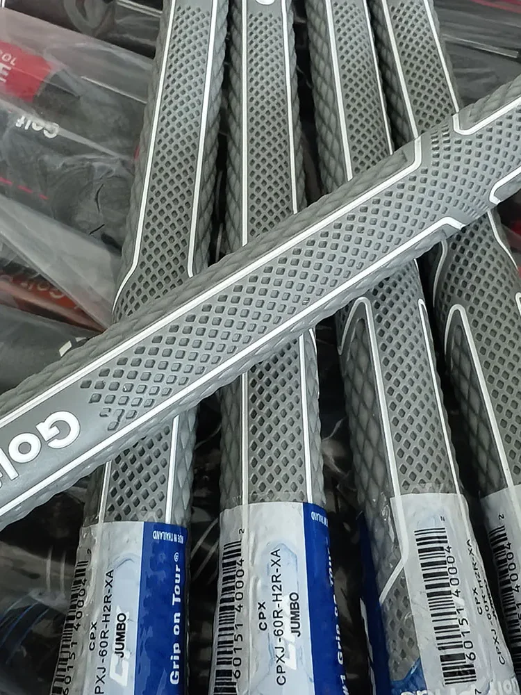 CPX Graue Weichste Gummi-Golfgriffe Standard Midsize Jumbo Golfschläger-Griffe für Herren und Damen Golfschläger-Griff Schwunggriff Zubehör