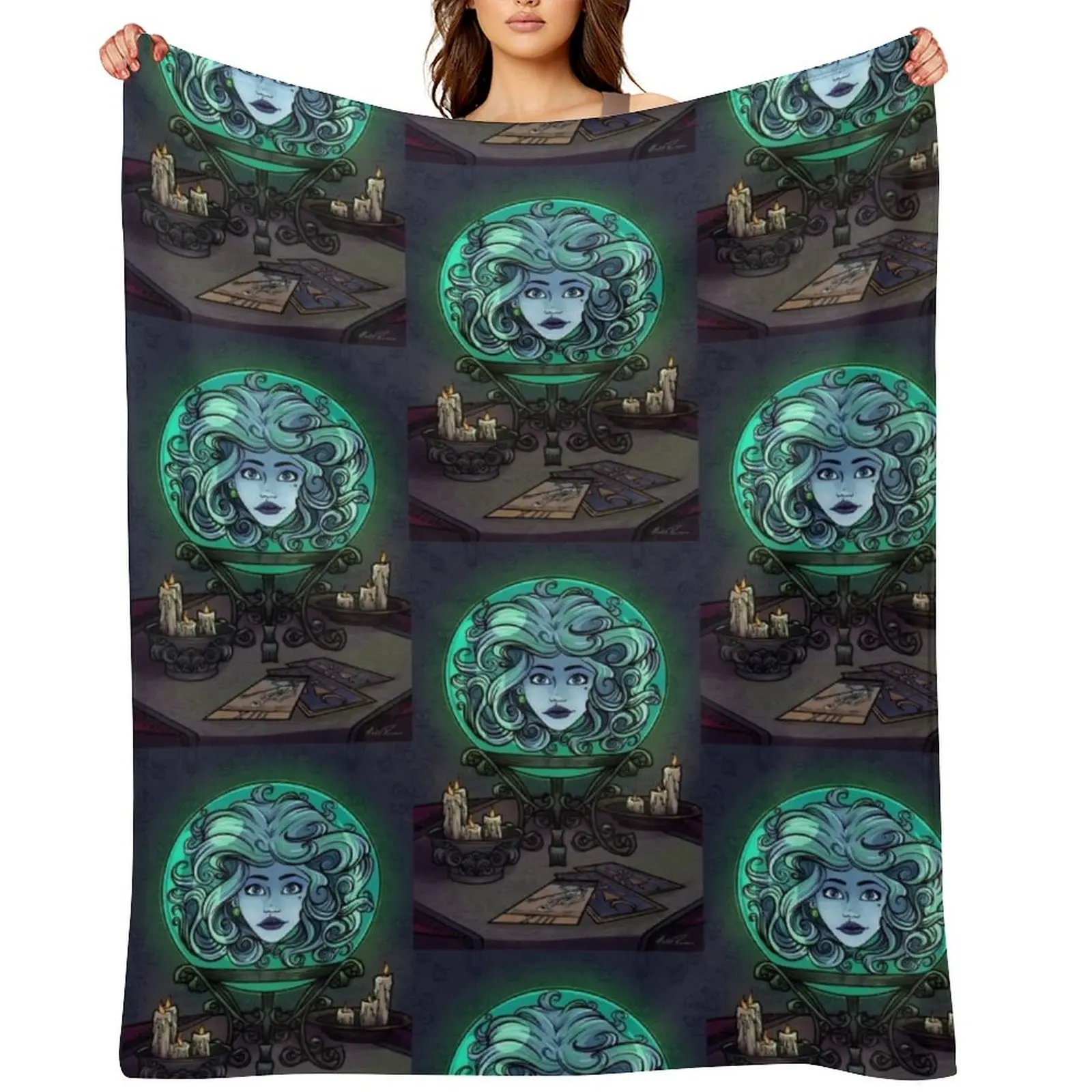 

Madame Leota Throw Blanket Summer Decorative Sofa Cute Blankets For Baby Blankets