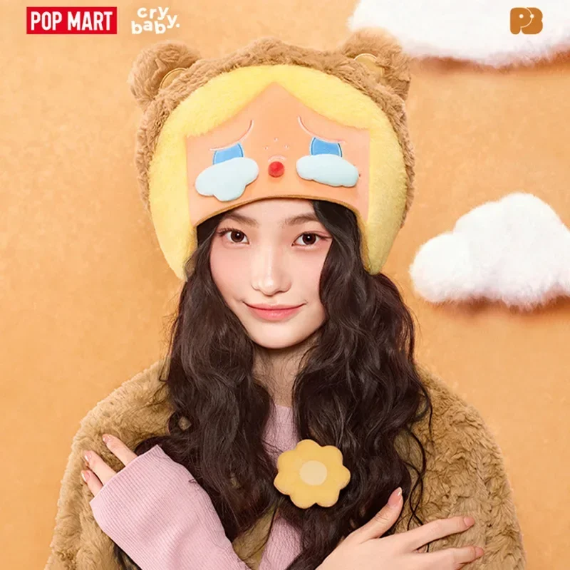 

POPMART POP BEAN Fluffy Cozy SERIES CRYBABY Multifunctional Blanket Blind Box Toys Kawaii Anime Figure Surprise Mystery Box Gift