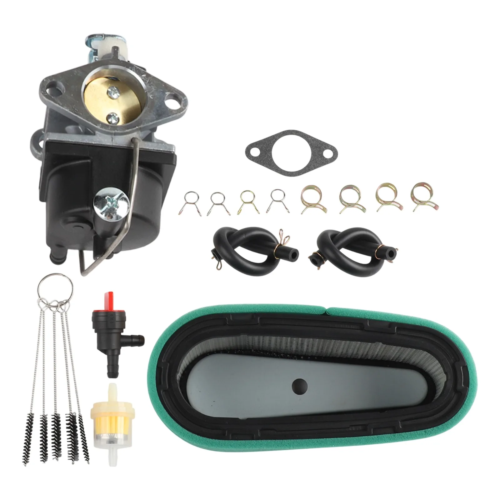 

640065 Carburetor Kit for Tecumseh Engines OHV110 OHV115 OHV120 OHV125 OHV130 OV358EA OVH135 for Effective Fuel Mixture