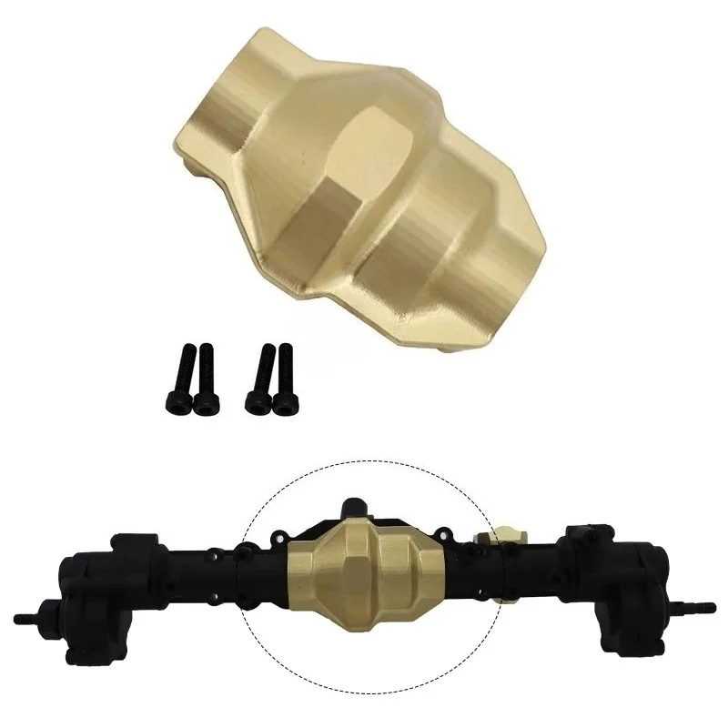 RC Car Crawler Upgrade Parts Custom Size Brass Axle Housing Counterweight For YK 4082/4102/4083 1/10 Off-road pare Accessories