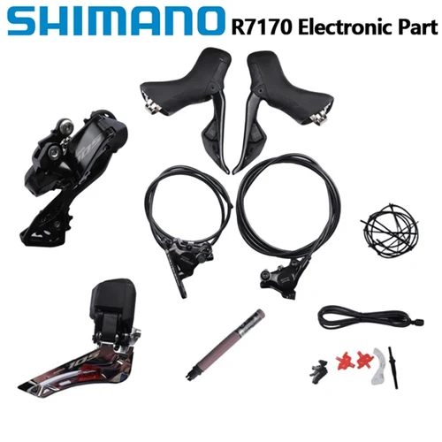 Shimano 105 R7170 grupo de piezas electrónicas FD R7150 2x12s RD-R7150 batería DN300 bicicleta de carretera Di2 R7170 L05A K05S juego pequeño
