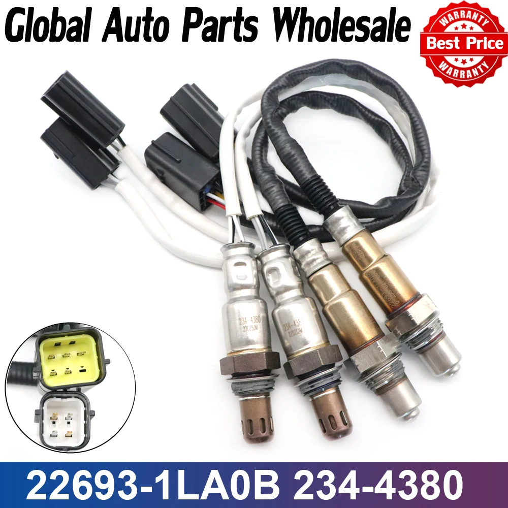 

4 шт. новый для Infiniti M56 5.6L 2011-2013 22693-1LA0B 234-4380 O2 датчик кислорода