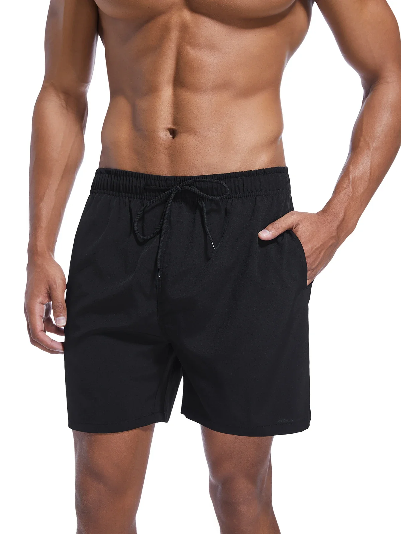 

Мужские повседневные плавки с сетчатой подкладкой и пляжные шорты идеально подходят для отдыха на море.