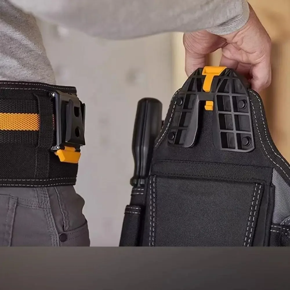 ABS Quick Attach Tool Belt Buckle Replacement Clip Sturdy Fastener For Construction Tool Waist Bag Accessories