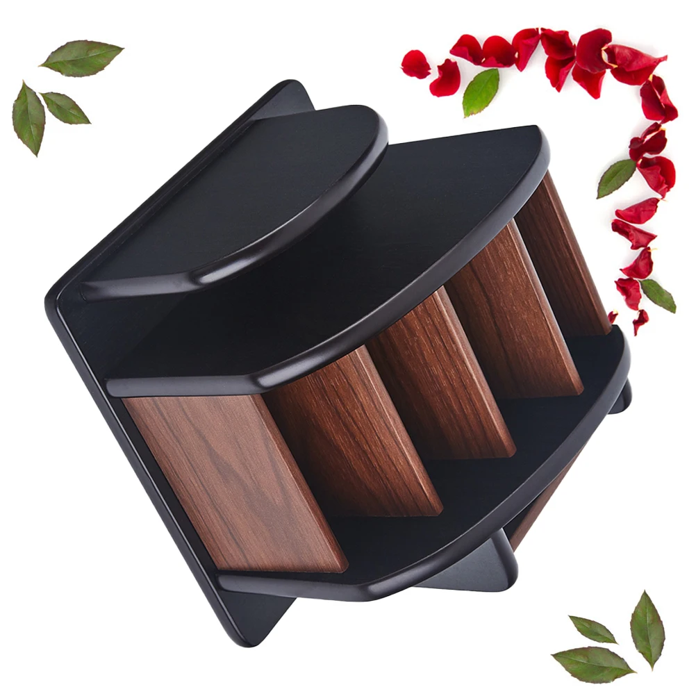 

Sturdy Wooden Pen Holder Desktop Stationery Organizer Lightweight Desk Organizer For Home Office Wear Resistant Multi Use