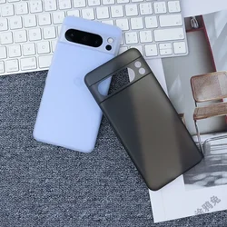 Clear Phone Case For google pixel 8 9 pro ultra Thin Fundas Carbon Back Hard PP Shockproof Cover 0.35mm pp