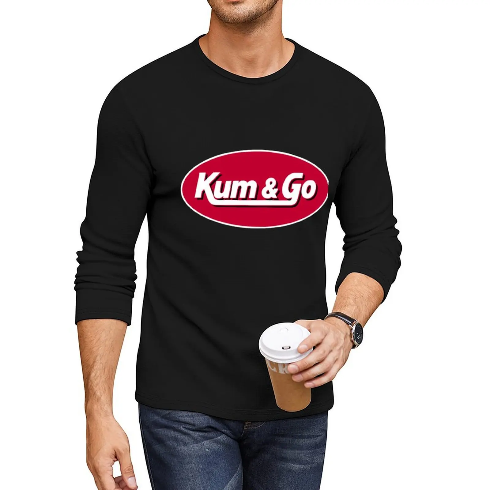 

Kum And Go Logo Long T-Shirt vintage clothes sweat shirts quick drying shirt slim fit t shirts for men