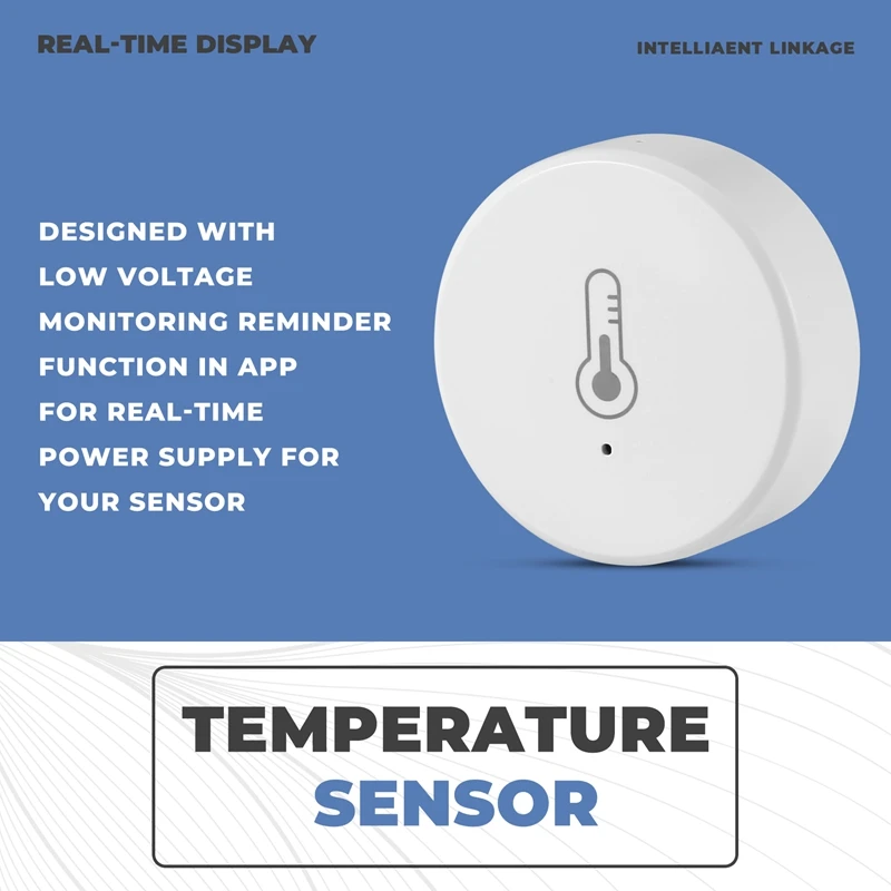 Tuya Smart Zigbee 3,0 Sensor inteligente de temperatura y humedad seguridad alimentada por batería con aplicación Tuya Smart Life Alexa