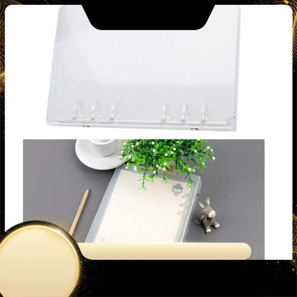 

Пластиковая папка для файлов с 6 кольцами, подходит для канцелярских товаров формата A5