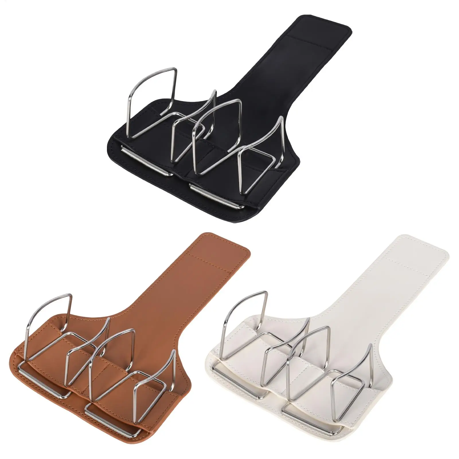 PU Leather Golf Waist Bag With Duals Ball Clip, Lightweight Portable Golf Pouch, 3 Colors Available