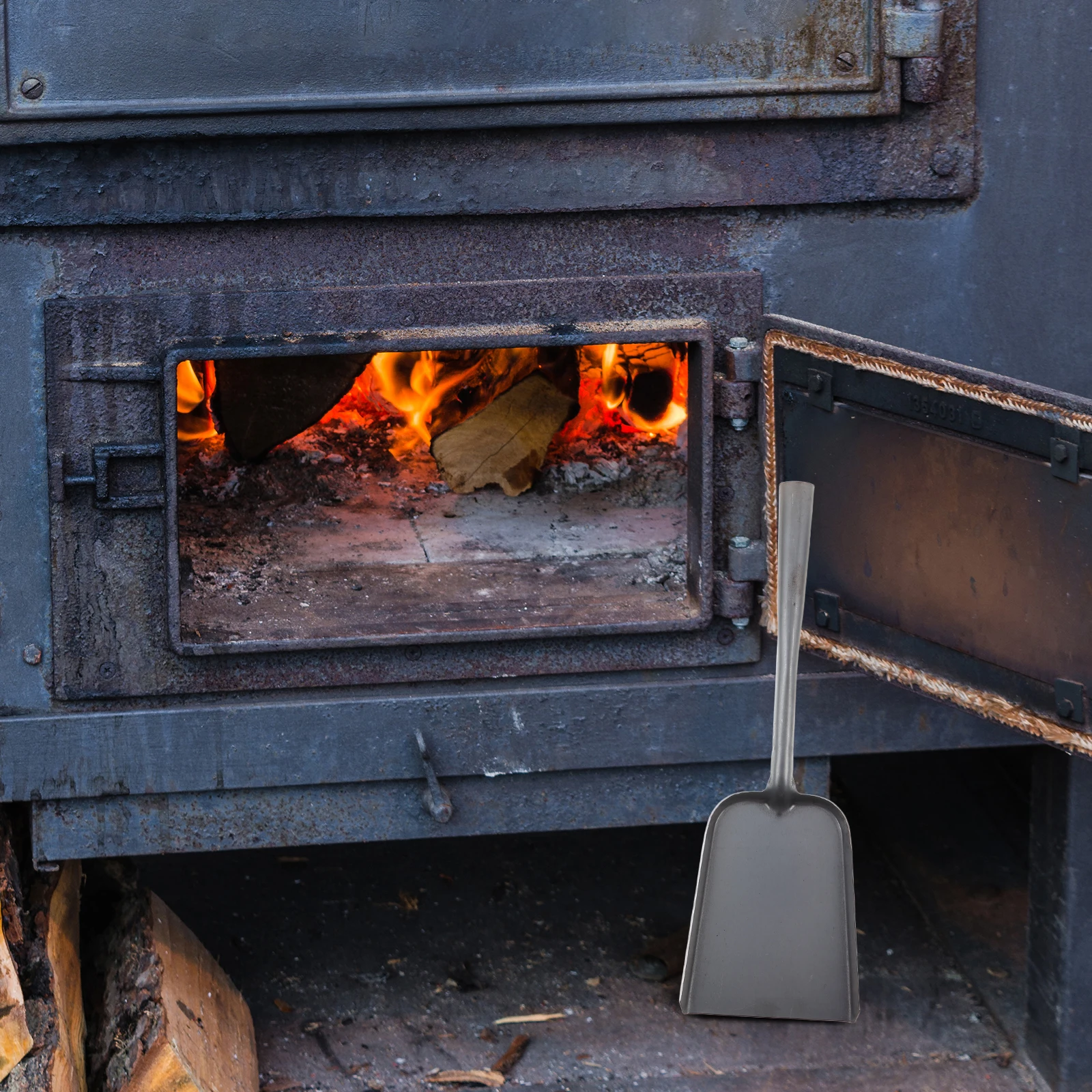 

Fireplace Shovel Long Handle Metal Coal Shovel For Stove Fire Pit Ash Removal Tool Household Fireplace Utensils Garden