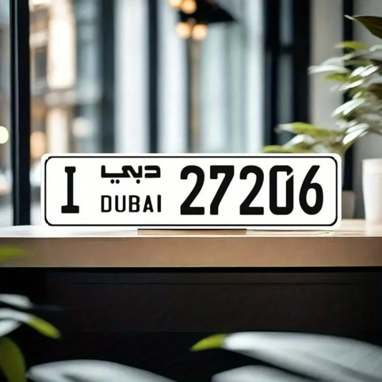 لوحة ترخيص معدنية متعثرة مخصصة - لوحة محرك KSA عتيقة، ديكور سيارة على الطراز Bedouin، ديكور عالمي للسيارات. #3