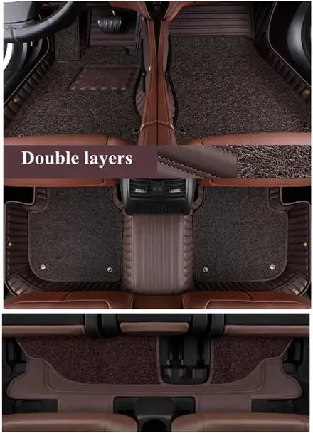 

Специальные автомобильные коврики на заказ для Mercedes Benz EQB 250 300 350 7 мест 2025-2022, водонепроницаемые двухслойные ковры для EQB 2024