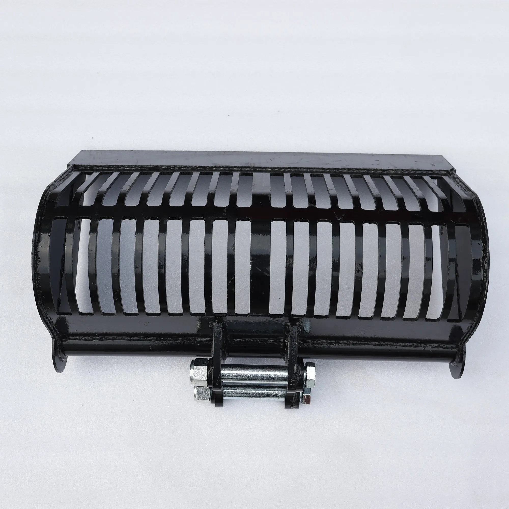 미국 재고 600mm 폭 스크리닝 버킷 어태치먼트, 1톤 미니 굴삭기용 새 철골 구조 버킷