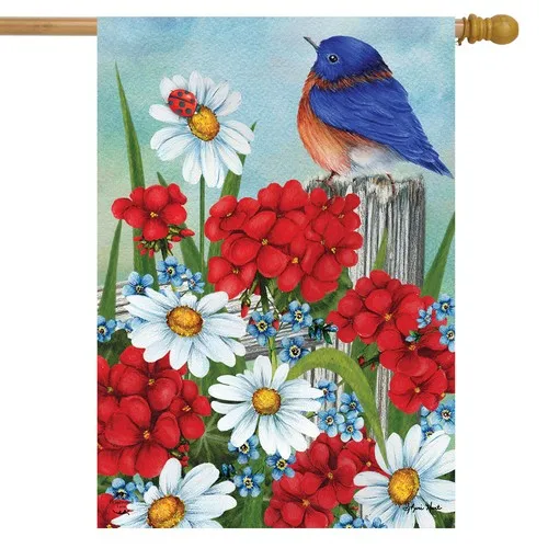 Briarwood Lane Spring Friendship House Flag HHJ LLG