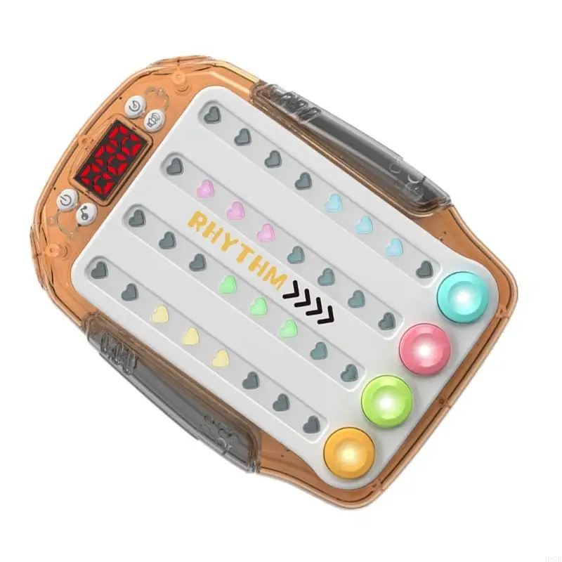 H37E Training Training Toy Buzzle Console Console Quick Push Game Rhythm Game Machine с Music Light Game Toy Gamepad