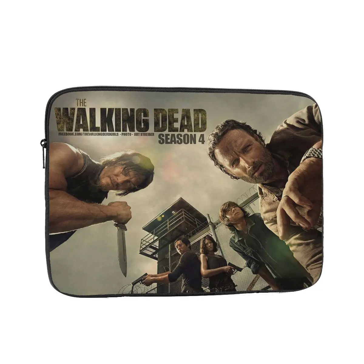 Laptop Liner Sleeve Horror 13 15 17 Inch Notebook Sleeve Cover Bag for Macbook Air Pro The Walking Dead Tablet Shockproof Case