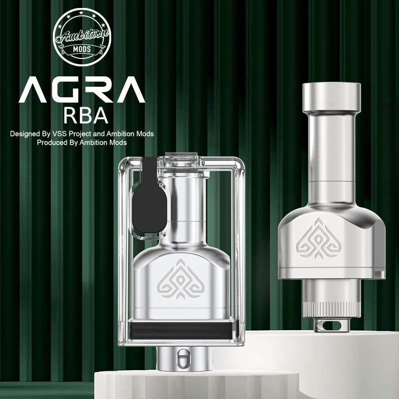 Authentic Ambition mods AGRA RBA 316ss tank for Dotaio/ sxk Billet box aio mod Decorative Spare Parts