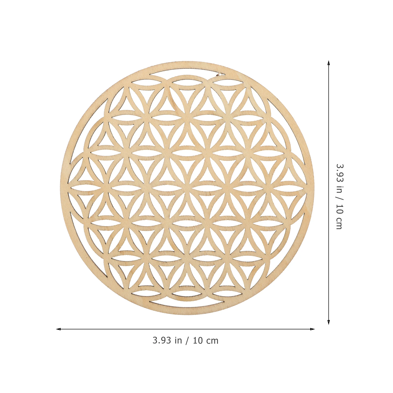 

10pcs Wooden Coasters Round Basswood Heat Insulation Desk Protection Natural Color Cup Mats Tableware Pads Kitchen