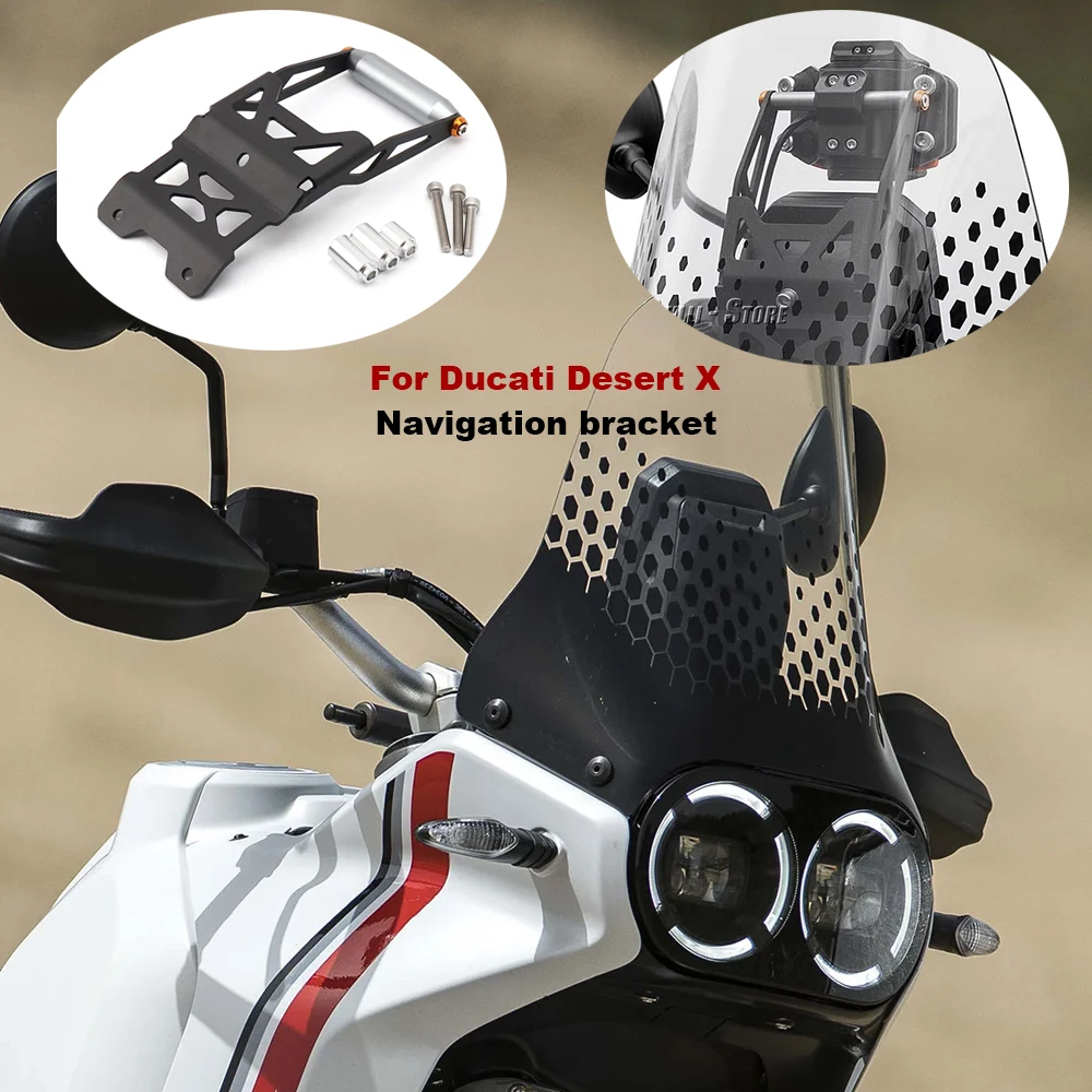 

For Ducati Desert X DesertX 2023 2024 Mobile Phone GPS Plate Bracket Motorcycle Stand Holder Phone Navigation Bracket