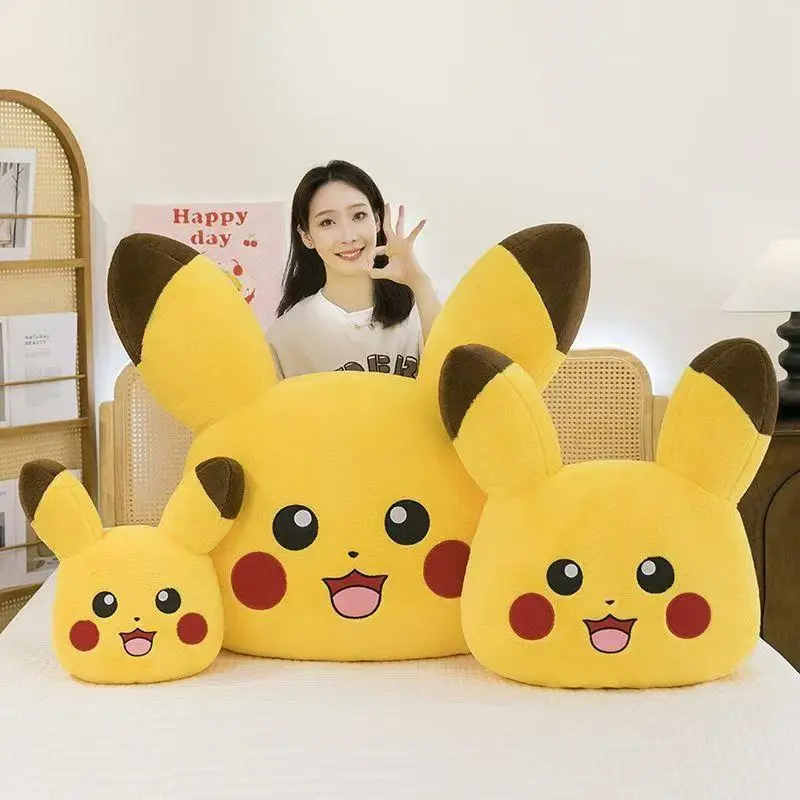 New Pikachu Cute Anime Plush Stuffed Toy Soft Character Plushie Home Decor Collectible Merch Gift for Fans Daily