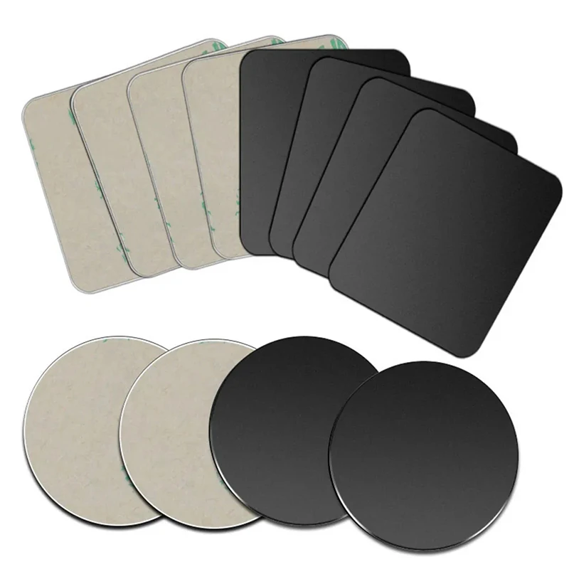 5pcs Magnetic Metal Plate Disk For Magnetic Car Phone Holder Universal Iron Sheet Sticker For Phone Stand Mount Auto Adsorption