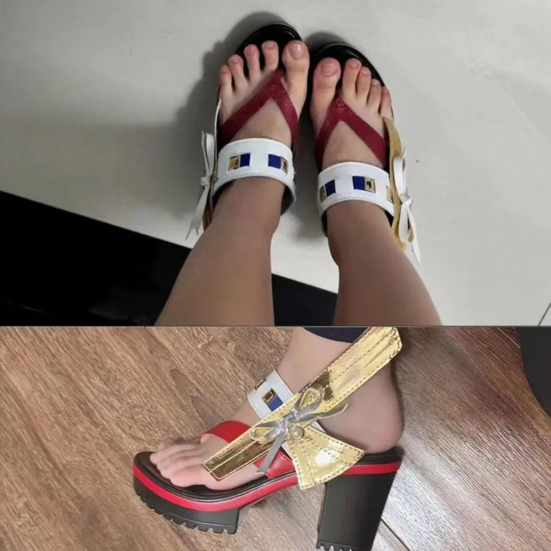 Yae miko cosplay schuhe impact yae miko cosplay zubehör miko schuhe