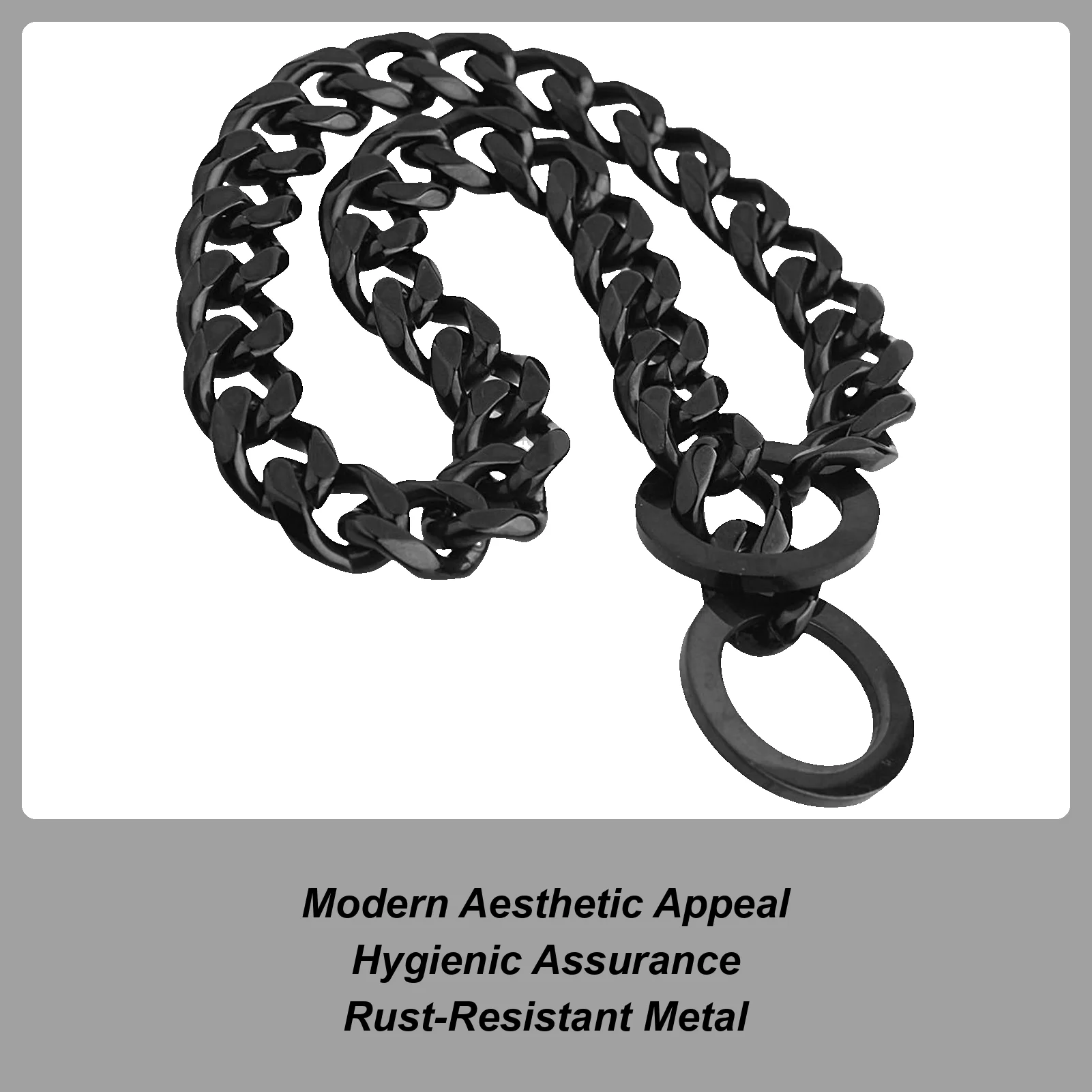 

Choke Collar for Dogs 34 Inch Dog Choke Chain Collar Fashionable Stainless Steel Chain Fits 30in Neck for Large Small Breed