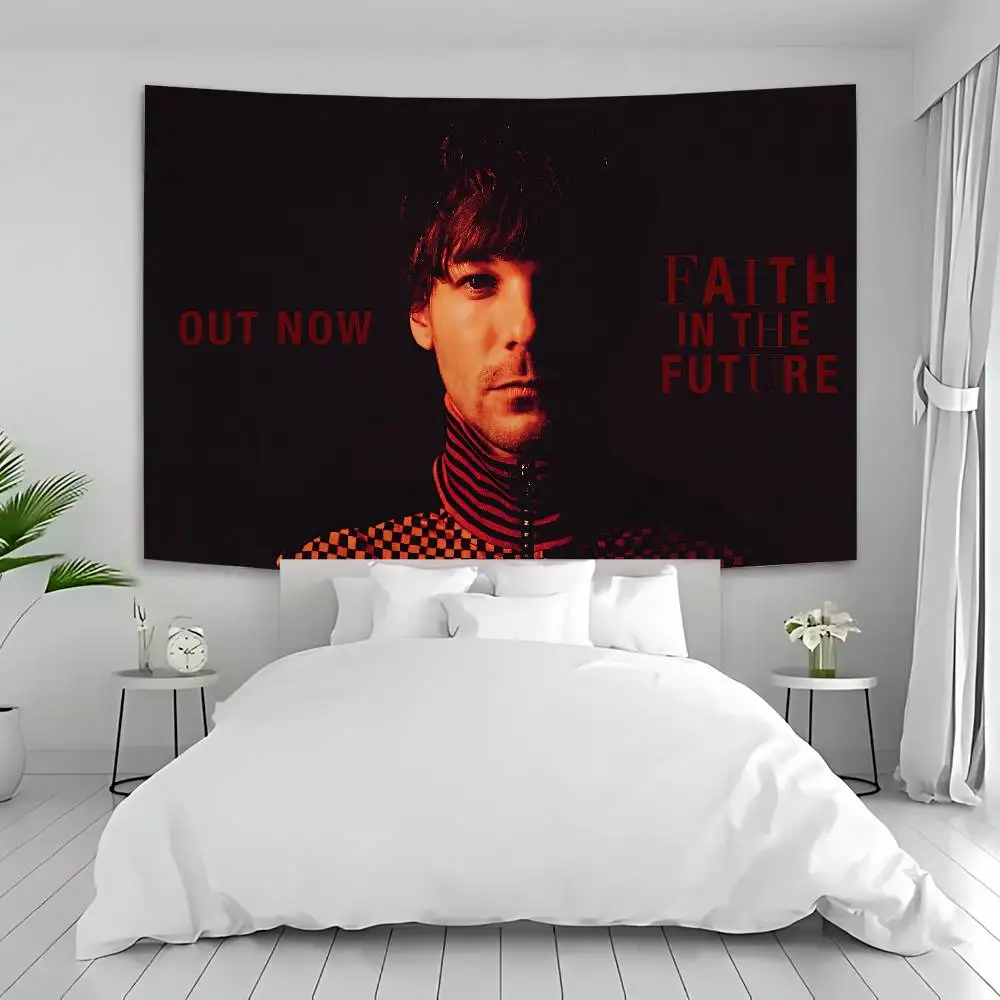 Singer L-Louis T-Tomlinson Printed Large Wall Tapestry Indian Buddha Wall Decoration Witchcraft Bohemian Hippie Wall Art Decor