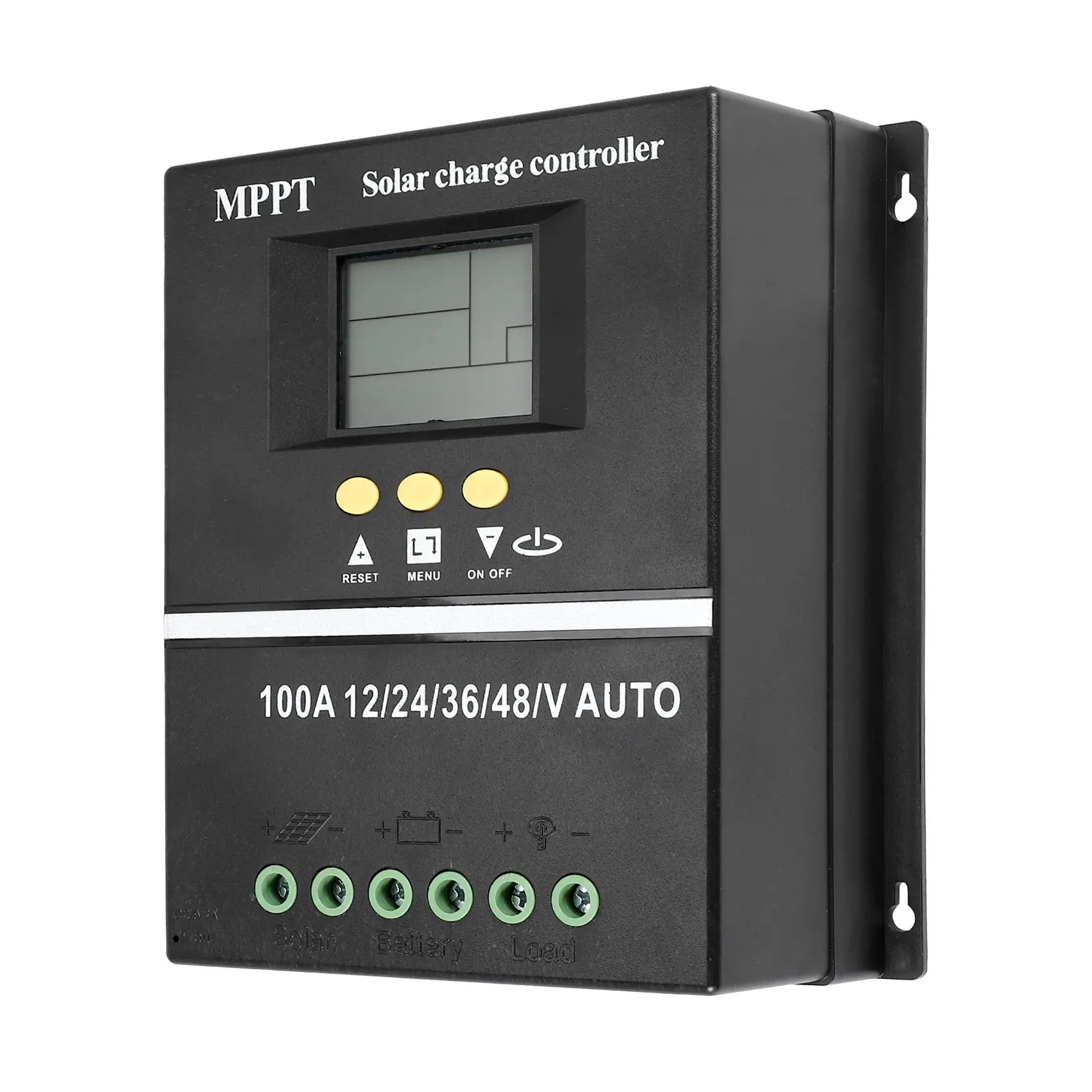 PWM 100A 12V 24V 36V 48V AUTO Solar Panel Charge Controller Solar PV Battery Charger with LCD MPPT Solar Controller