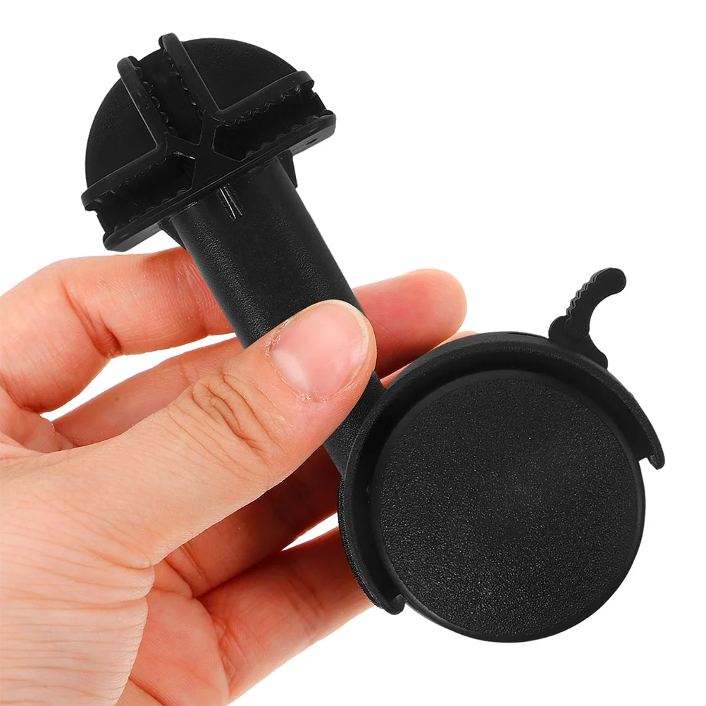 4 قطعة عجلات عربة أطفال بديلة عجلات دوارة من البلاستيك الأسود محامل حديدية منزلقة ناعمة تصميم هادئ لكرسي المكتب