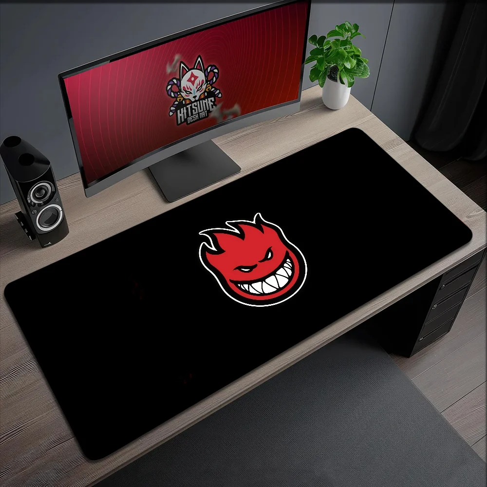 Mouse Pad Wheels S-Spitfire Gaming Office Desk Pads Large Logo For Computer Non-slip Fashion Lockedge MousePad