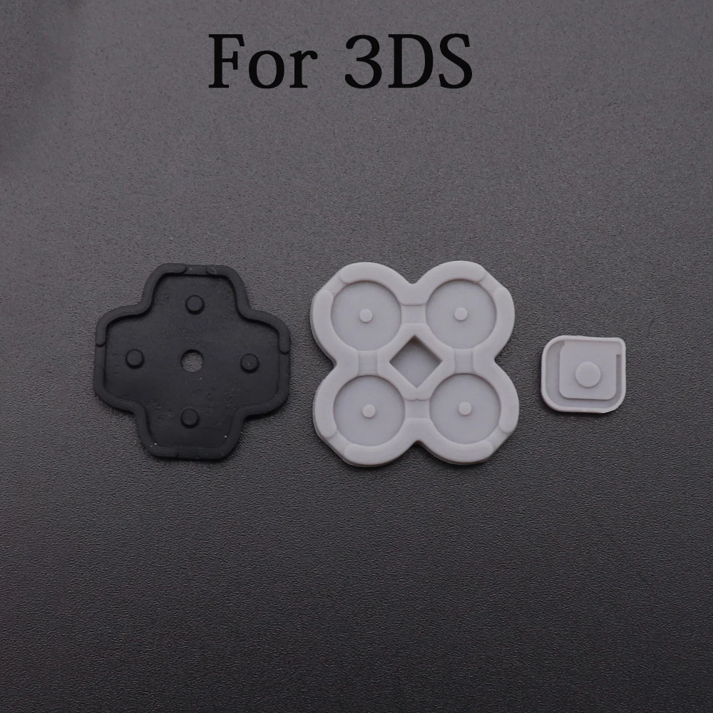 1Set For Xbox 360 Switch NES  Wii  PSP1000 For New 3DS XL LL NDSL NDSi XL LL Replacement Rubber Conductive Button Pad