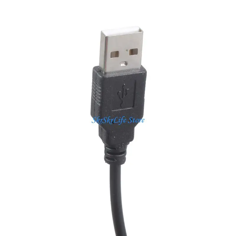 

E65E 5V 2A Double USB Charging Cable Adjustable Length For Multiple Electronic Device