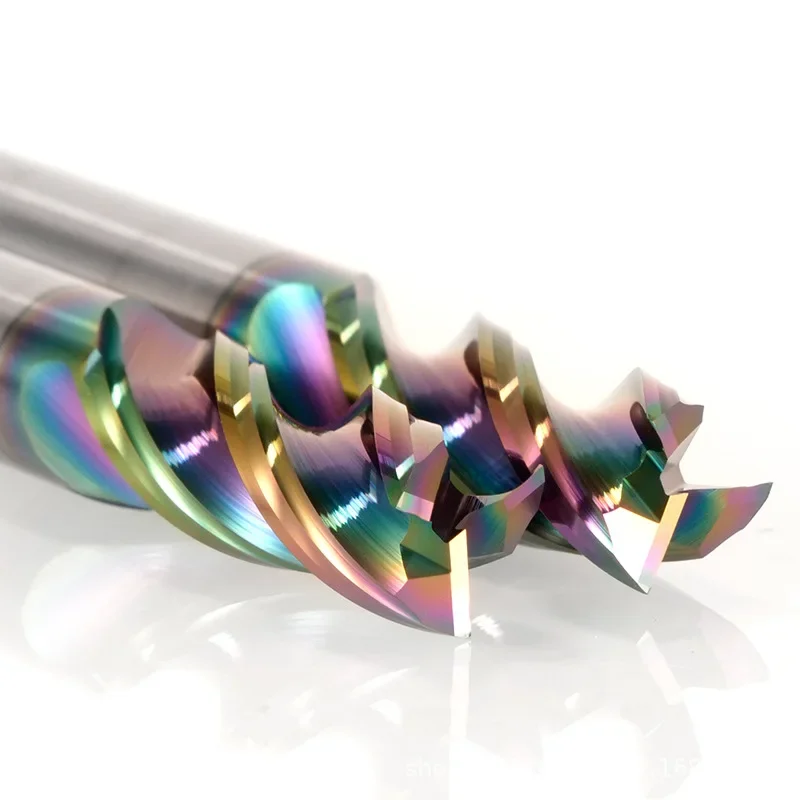 

HRC55 Алюминий 3-флейтовый цветной фрезерный станок из карбида вольфрамовой стали Обрабатывающий центр с ЧПУ Специальные режущие инструменты