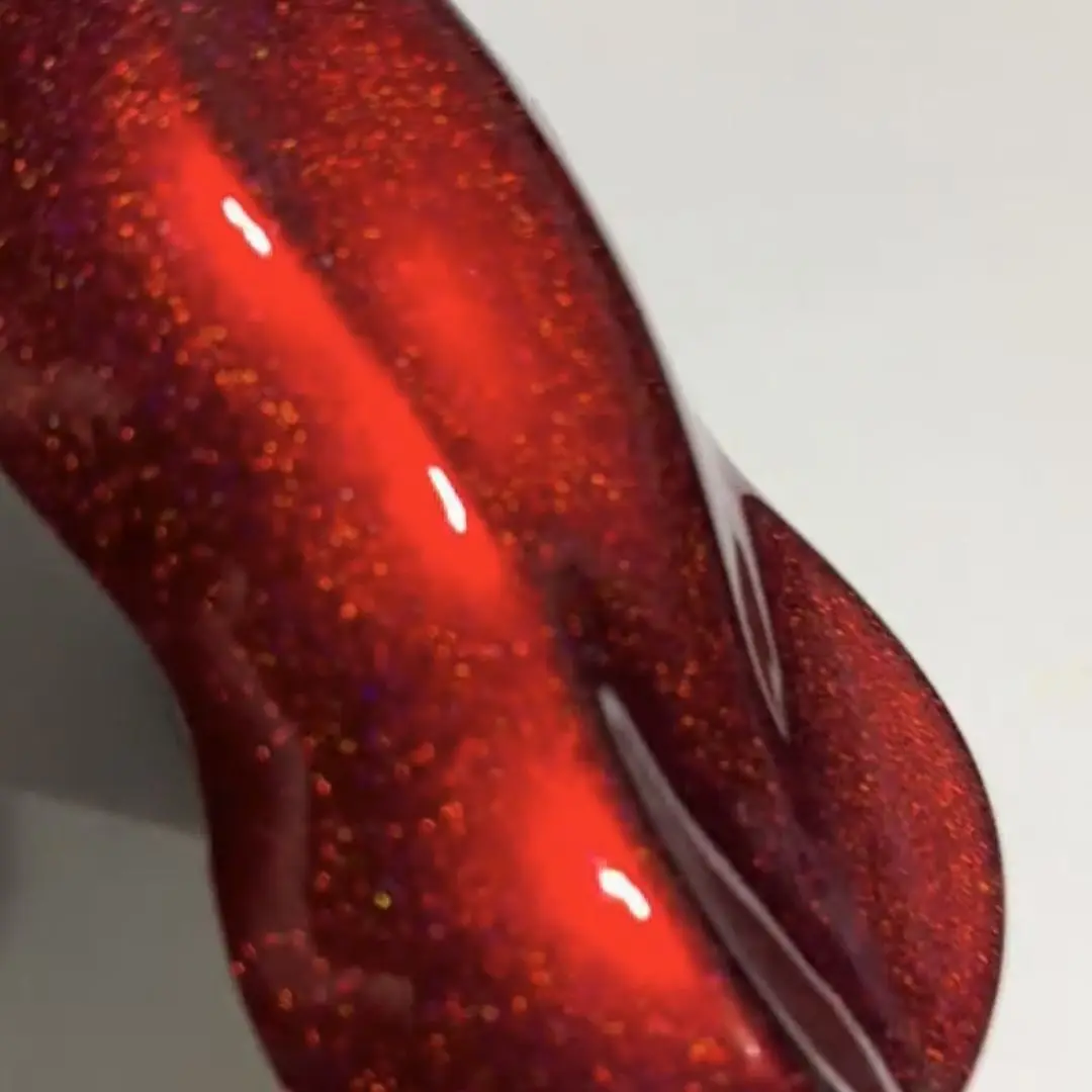 

Candy blood Red Metal Flakes For Custom Autodip Paint Coating
