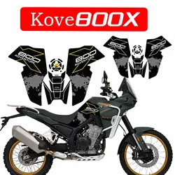 For Kove 800X Tank Pad Cover Protector Sticker Motorcycle Accesories Reflective Fueltank Side Grafiche Rally Kit Decal Pro X 800